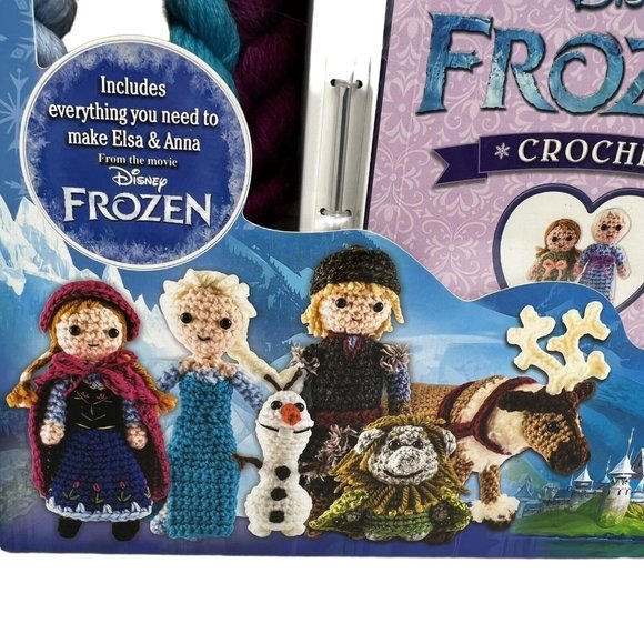 Disney Toys Disney Frozen Crochet Kit Kati Galusz Create Elsa Anna